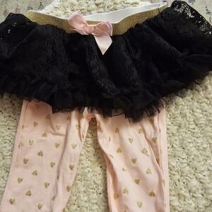Baby skirt with leggings